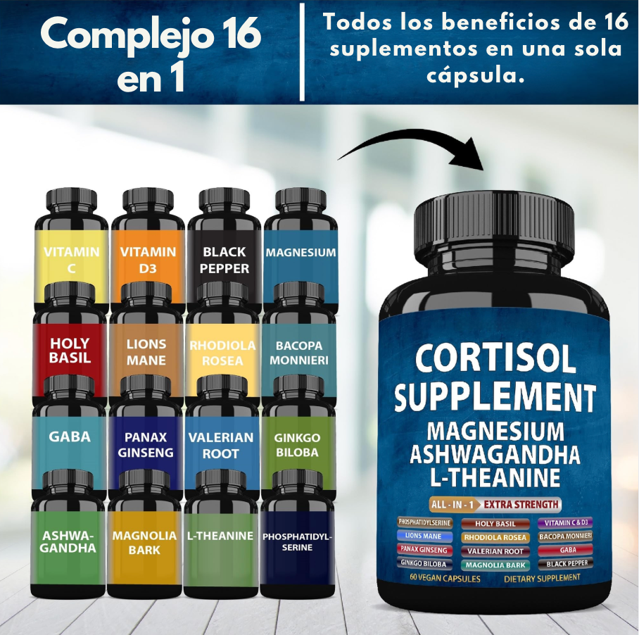 Cortisol Balance 13-en-1: Máxima Calma y Energía Vital