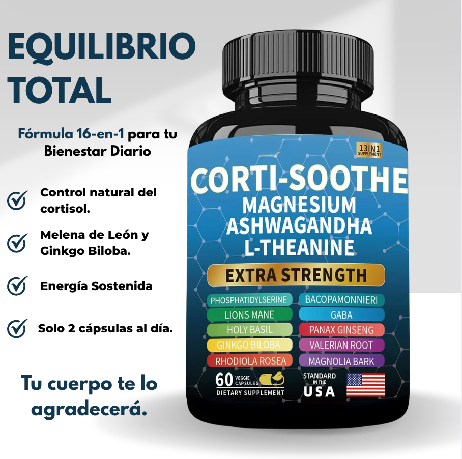 Cortisol Balance 13-en-1: Máxima Calma y Energía Vital